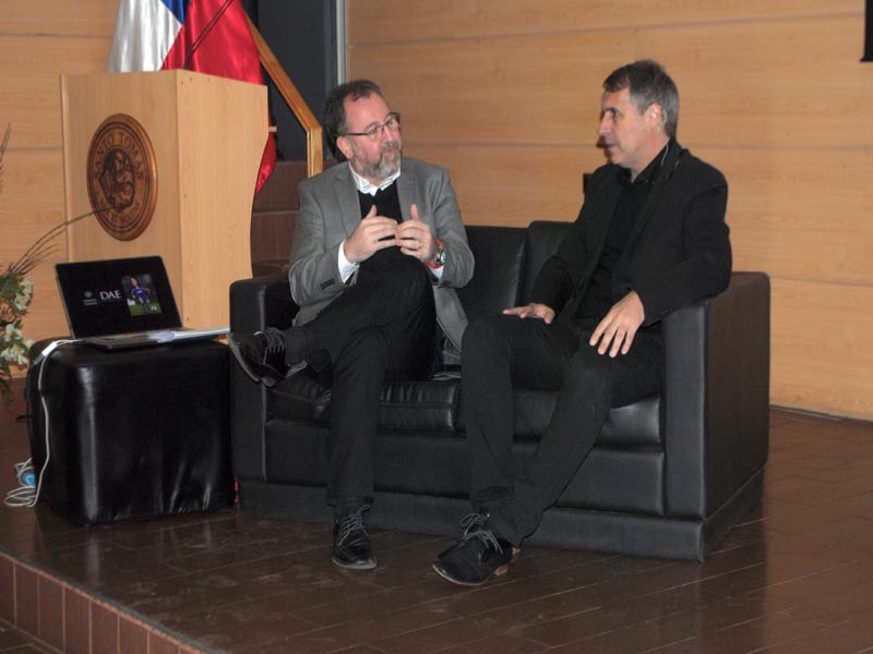 Leonardo Rodríguez dictó charla motivacional para alumnos de Santo Tomás Viña del Mar