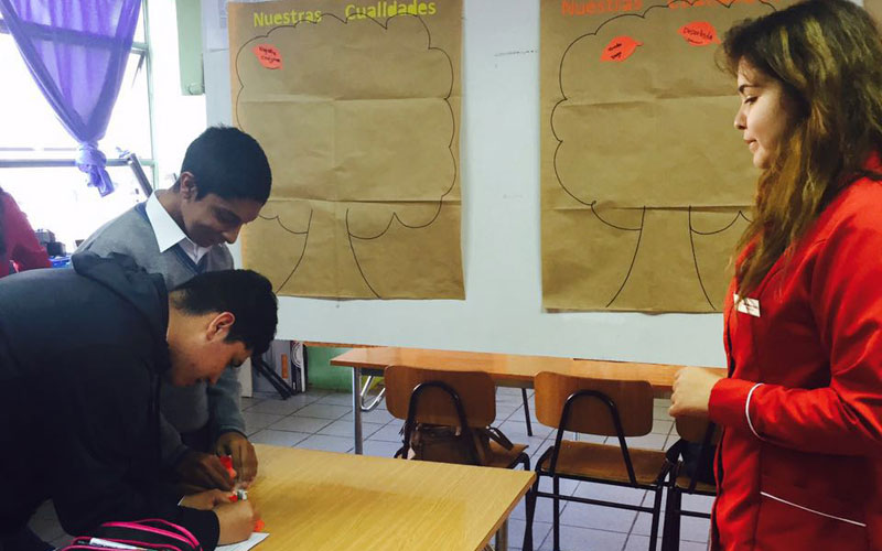 Alumnas de Psicología estimulan habilidades personales y de aprendizaje de escolares de La Serena