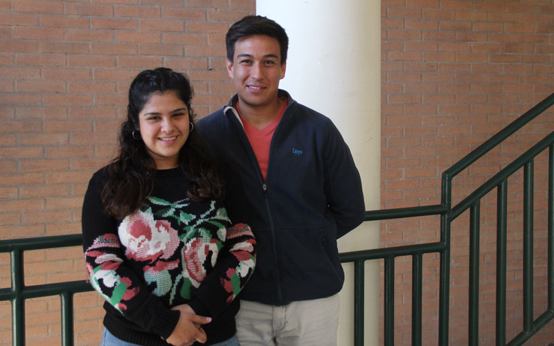 Geraldine y Matías, alumnos de Ingeniería Comercial: Emprender y motivar a otros a emprender