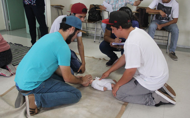 Jóvenes de enseñanza media aprendieron primeros auxilios en UST La Serena