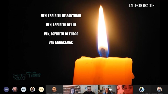 Taller de Oración virtual reúne a miembros de la comunidad Santo Tomás de todo el país