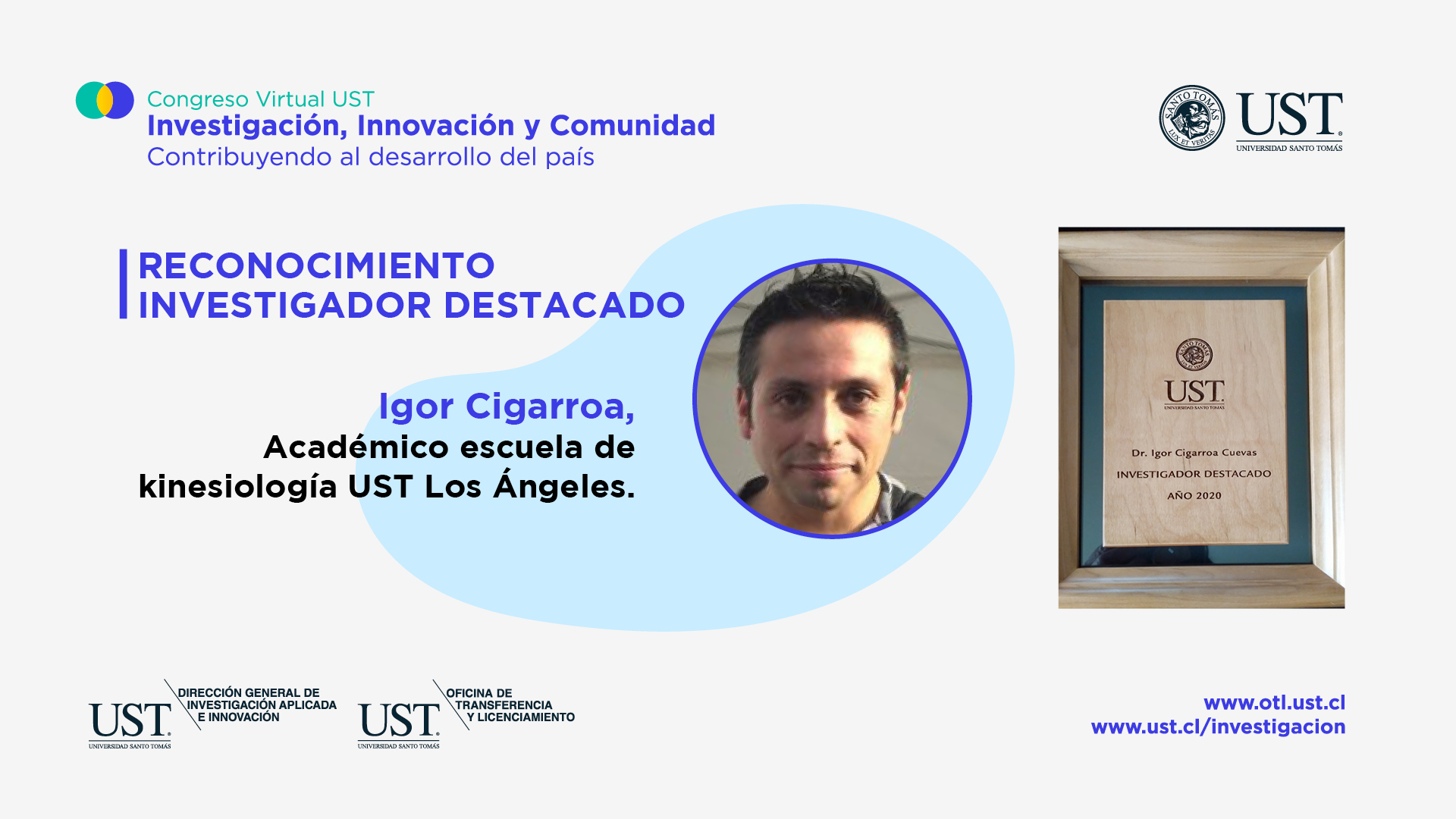 Docente Kinesiología UST Los Ángeles Recibe Premio a Investigador Destacado
