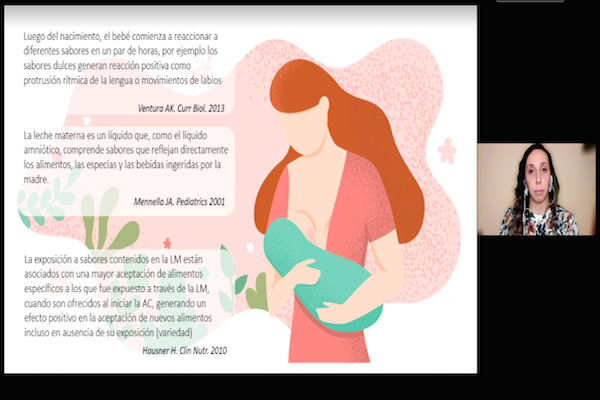 Escuela de Nutrición y Dietética conmemoró la Semana Mundial de la Lactancia Materna con seminario virtual
