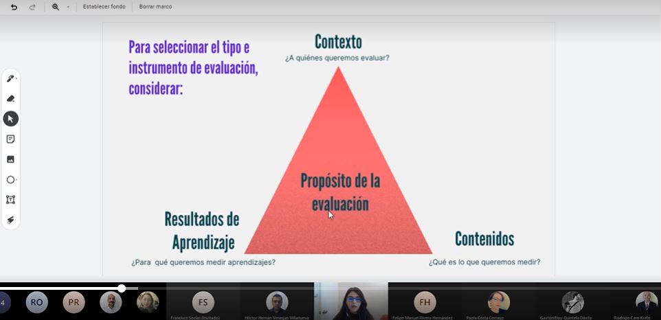 Docentes de la Facultad de Ciencias Sociales y Comunicaciones se capacitan en estrategias e instrumentos de evaluación en ambiente virtual de aprendizaje