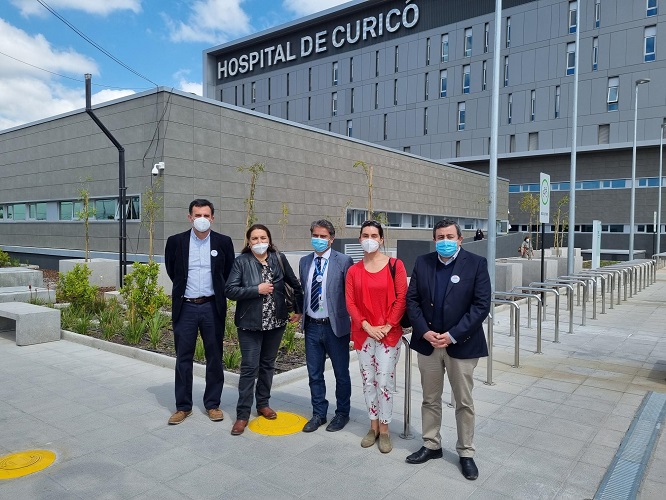 Directores de carrera de la Facultad de Salud de la UST Talca visitaron nuevo Hospital de Curicó
