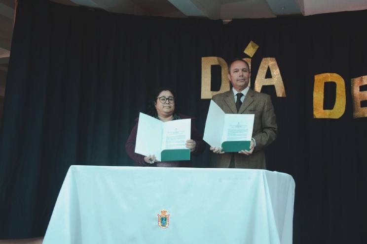 Santo Tomás Copiapó firmó convenio de articulación con el Liceo Politécnico Belén