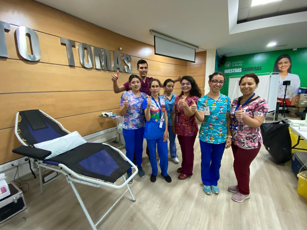 Tomasinos se suman a donación de sangre que junto a otras universidades aportan a la recuperación de centenares de pacientes en la región