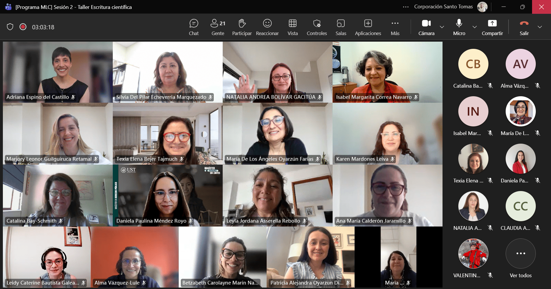 38 investigadoras cursan el Programa piloto “Mujeres y Liderazgo Científico UST”